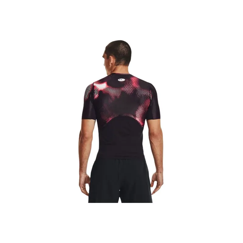 Under Armour Men's UA Iso-Chill Compression Printed Short Sleeve Black-3